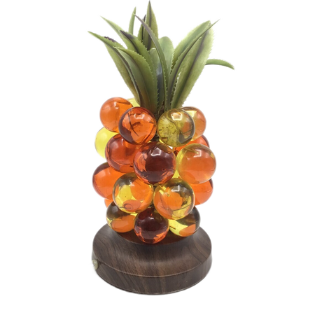 Vintage Lucite Pineapple Accent Lamp