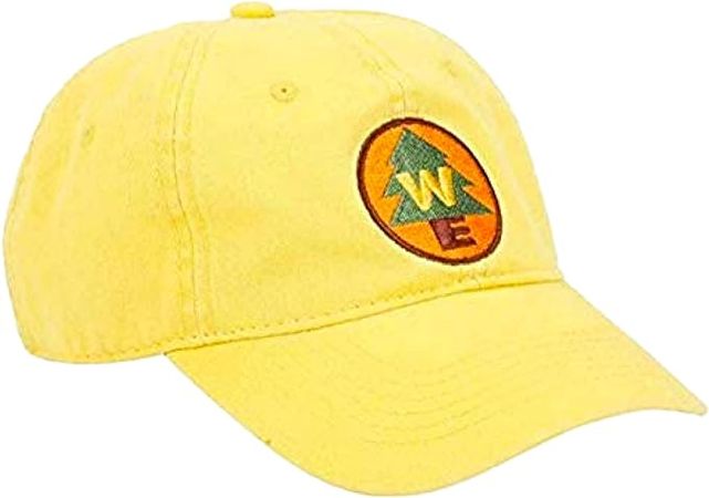 Concept One Disney's Pixar Up Wilderness Explorer Cotton Adjustable Baseball Hat with Curved Brim, Yellow, One Size at Amazon Men’s Clothing store