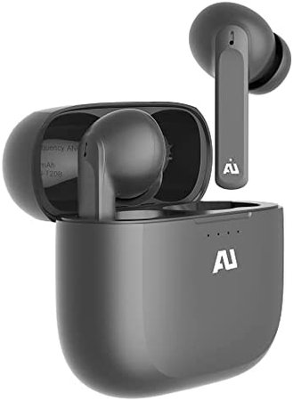 Amazon.com: AUSOUNDS AU-Frequency BT - Wireless Earbuds with Extra Bass for iOS & Android Phone, Bluetooth 5.2 with Dual Mics, IPX4 Waterproof & Sweat Resistant for Working Out, Running, Gym (Black) (Gray) : Electronics