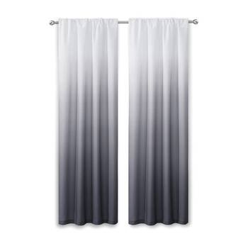 Mercury Row Nuss Ombre Room Darkening Rod Pocket Curtain Panels & Reviews | Wayfair.ca