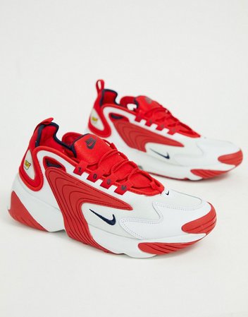 Nike Zoom 2K trainers in Red | ASOS