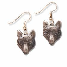 wolf earrings - Google Search