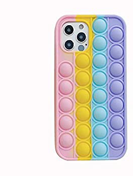 Amazon.com: Moreup Pop It Phone Case for iPhone 6 7 8 Plus X XS XR Max 11 11 PRO 12 12 Pro Max | Push Pop Bubble Fidget Toys Mobile Phone Protective Shell (Rainbow, iPhone12pro max)