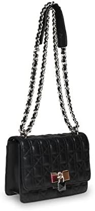 Steve Madden Amara-Q Convertible Shoulder Bag, Black: Handbags: Amazon.com