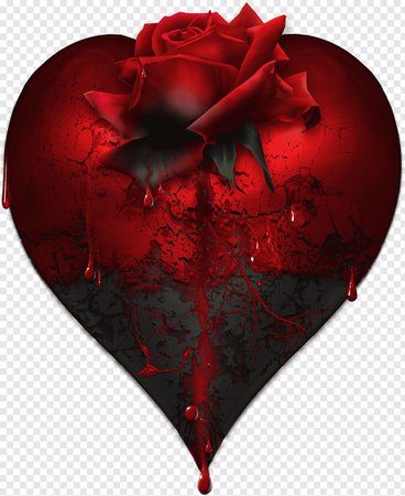 heart with rose