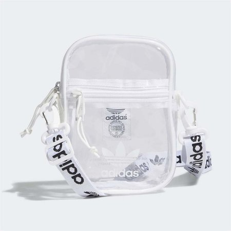 Adidas Clear Festival Crossbody Bag - White - TYLER'S