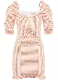 for love and lemons tie up dress