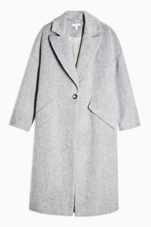 Grey Slouch Coat | Topshop grey