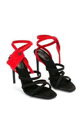 Suede Ziptie Sandals by Off-White c/o Virgil Abloh | Moda Operandi