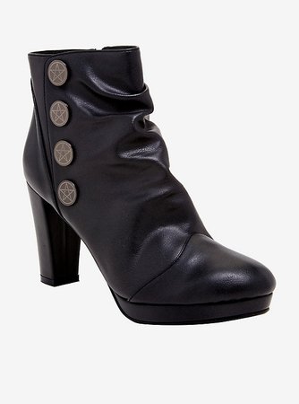 Dark Coven Button Booties