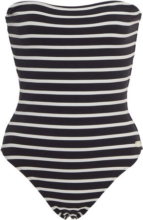 Madeline Breton Striped Swimsuit