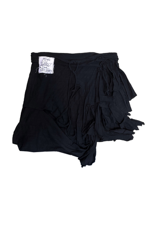 pax00100 black cotton skirt