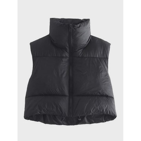 Women's Winter Short Vest Lightweight Sleeveless Warm Outerwear Retro Puffer Vest Padded Coat - Walmart.com