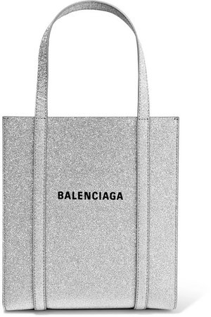 Balenciaga | Everyday XXS AJ printed glittered leather tote | NET-A-PORTER.COM