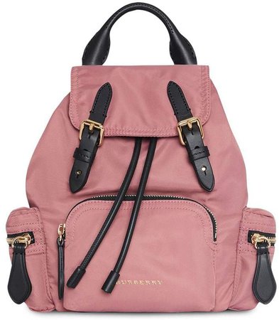 The Crossbody Rucksack in Nylon and Leather