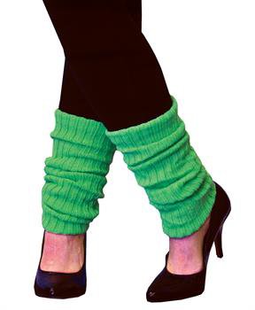 Adult Neon Green Leg Warmers - CostumePub.com