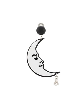 Miu Miu clip-on moon earring white 5JO1872EFK - Farfetch