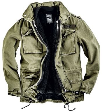 Army Field Jacket | Black Premium by EMP Winterjacke | EMP