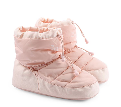 Pink ballet warm up shoes