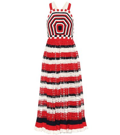 Paz cotton crochet maxi dress