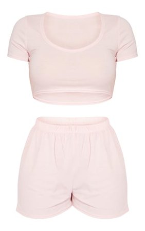 Pink Top & Floaty Shorts Pj Set | PrettyLittleThing