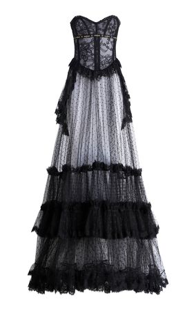 Strapless Lace Maxi Dress By Etro | Moda Operandi