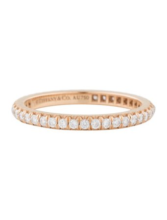 Tiffany & Co. 18K Diamond Soleste Band Ring - Rings - TIF143759 | The RealReal