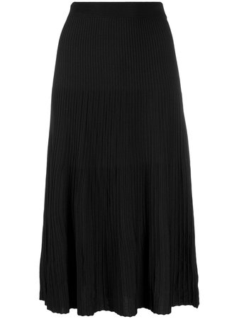 Black Michael Michael Kors Micro-Pleated Skirt | Farfetch.com