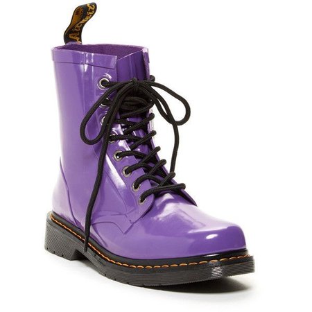 Purple Combat Boots