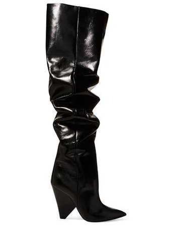 HARLEY Metallic Knee-High Boots in Gold – ZCRAVE