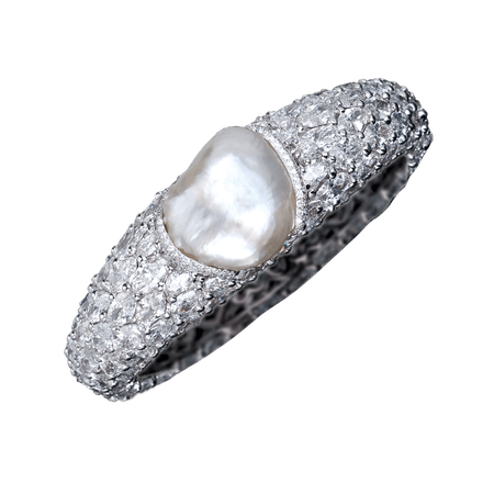Moussaieff, Diamond and Pearl Bracelet