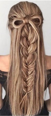 half braided hair