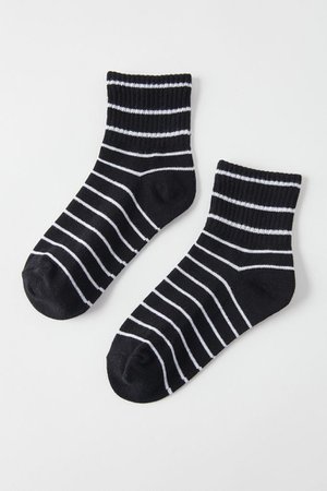 Striped Quarter Sock | Urban Outfitters