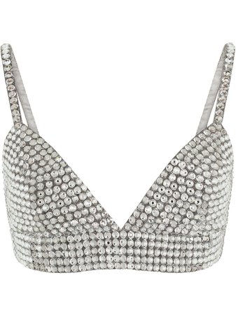 Dolce & Gabbana crystal-embellished Cropped Top - Farfetch