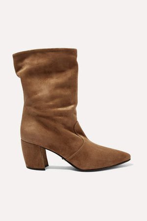 65 Suede Ankle Boots - Camel