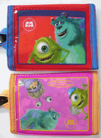 Disney Movie Monsters Inc trifold wallet - Monsters Inc