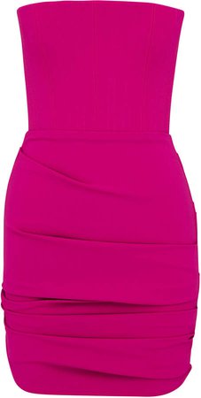Kalen Strapless Stretch Crepe Mini Dress Size: 4