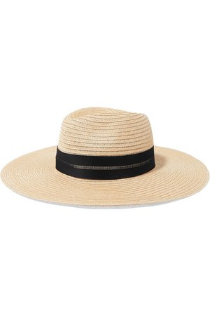 Eugenia Kim | Emmanuelle grosgrain-trimmed straw hat | NET-A-PORTER.COM