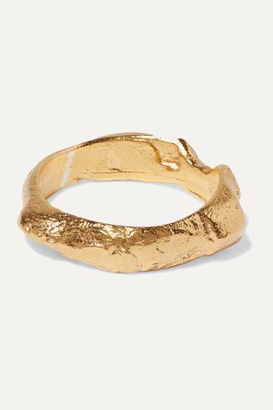 Gold The Edge Of The Abyss gold-plated ring | Alighieri | NET-A-PORTER