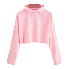 pink crop top hoodie - Google Search