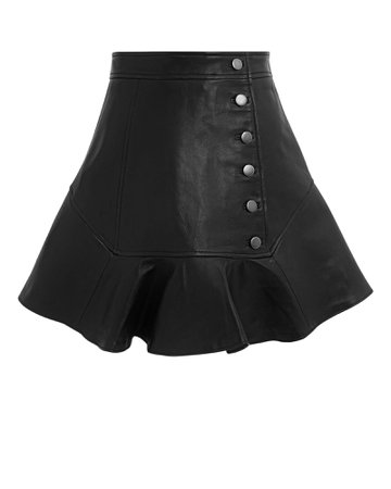 Ronan Leather Mini Skirt