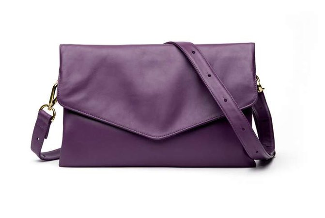 Holly & Tanager - Explorer Crossbody Clutch In Purple