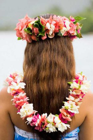 Flower Necklace Crown Lei