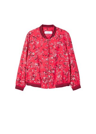 Violeta BY MANGO Floral print jacket