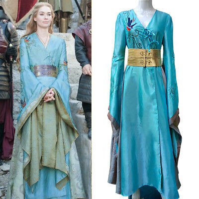 Cosplay Queen Cersei Lannister Dress Luxury Game Of Thrones 7 Costume Handmade | eBay