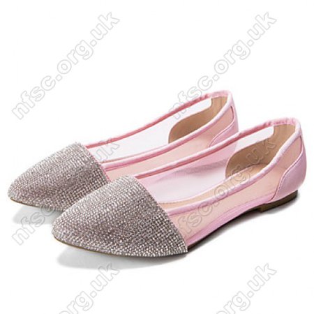 Preferences For Women Flats Shoes Synthetic Tulle Flat Heel Ballerina Wedding