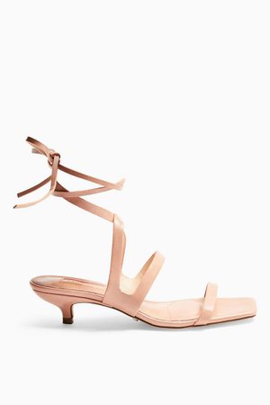 NARLA Pink Strap Mini Heels | Topshop