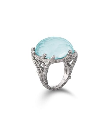 Michael Aram Enchanted Forest Turquoise & Diamond Ring