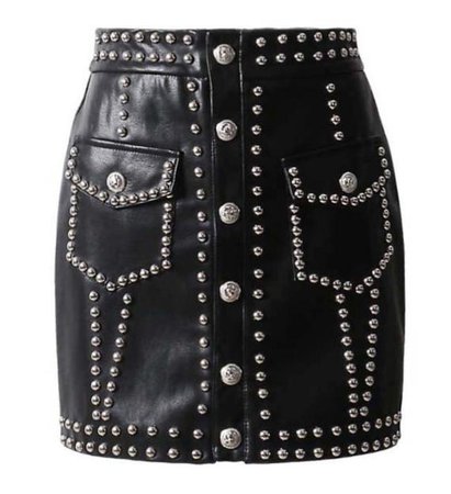 Mini Leather Skirt | Etsy