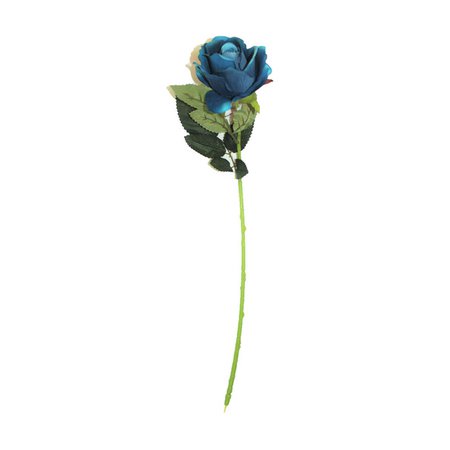 20" Blue Velvet Long Stem Single Rose Flower - LO Florist Supplies